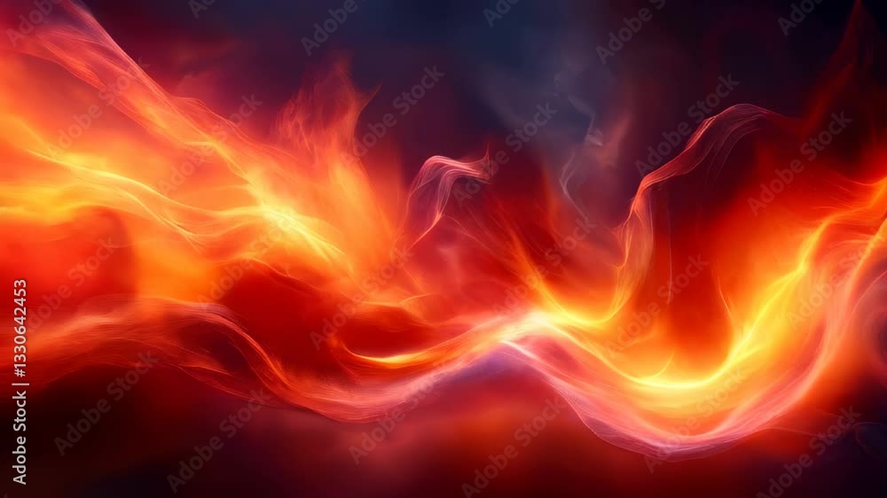 Aufkleber vibrant smoke swirls in deep shades against a dark background creating a captivating textured displa