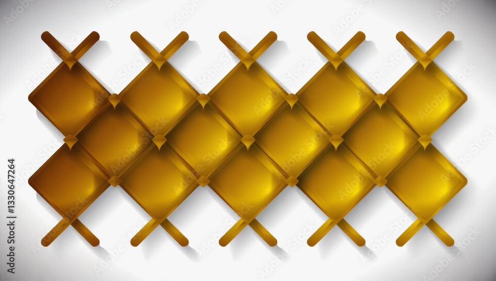 Poster abstract design featuring pearl-like tiles arranged in a unique pattern on a subtle background