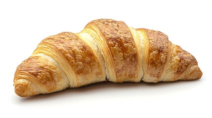 Croissant isolated on a white background