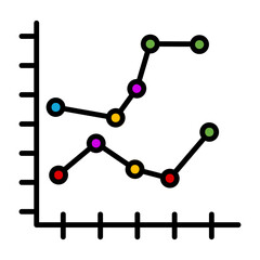 Line chart Icon