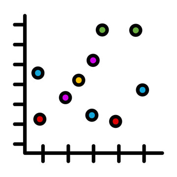 Scatter plot Icon
