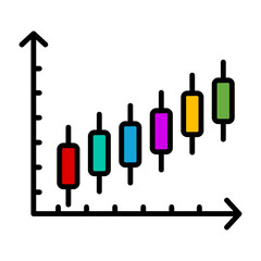 Escalating Bar Graph Icon