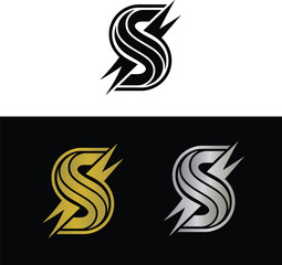 Obraz premium Abstract Letter S Logo Design