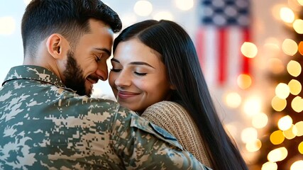 A touching Veterans Day homecoming as a soldier reunites with loved ones.