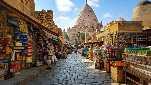 Vibrant Aswan Souk: A Glimpse into Egyptian Culture