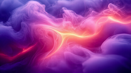 Obraz premium Swirling vortex of pastel colors resembling a dreamlike cosmic phenomenon at twilight