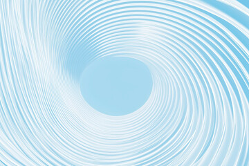 Abstract background with squeezed circles on light blue. Abstract simple blue thin to thick line irregular squeeze pattern background. Empty blank bright very light sky blue and white color