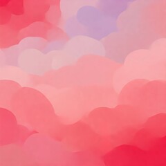 Abstract Red Sky Clouds Pattern wallpaper background illustration design 