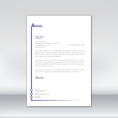 Minimal Corporate Letterhead Layout