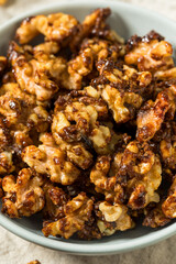Sweet Homemade Candied Walnut Pieces
