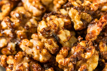 Sweet Homemade Candied Walnut Pieces