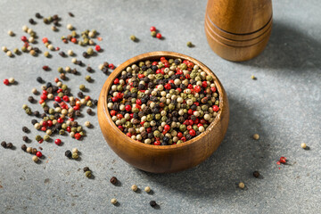 Organic Raw Mixed Peppercorns