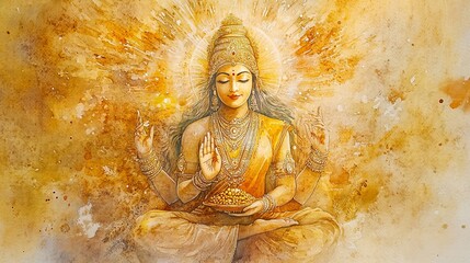 Food Serene Watercolor View Divine Grains Celebrating