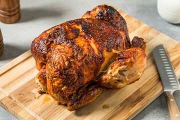 Homemade Barbecue Rotisserie Chicken
