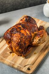 Homemade Barbecue Rotisserie Chicken
