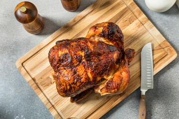 Homemade Barbecue Rotisserie Chicken