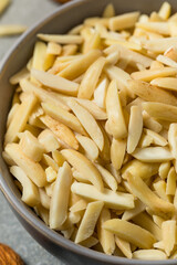 Organic Raw Blanched Slivered Almonds