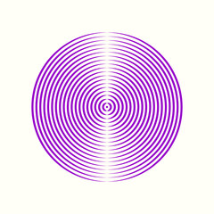 Circles background. Symmetric geometric repeating rounds abstract. Stylized wood cutting decorative board. Water marks surface pattern design. Circular spheres borders wallpaper. Vector illustration