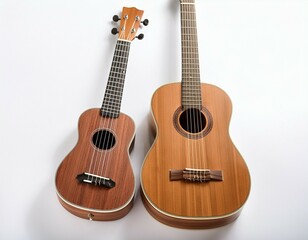 Fototapeta premium acoustic guitar isolated on white