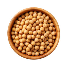 chickpeas on transparent background