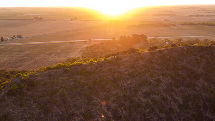 Volcano crater at golden hour  © Georgia