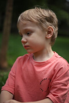 portrait of a little boy