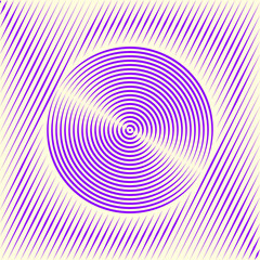 Optical ornament. Seamless pattern. Lines backdrop. Op art background. Geometric wallpaper. Modern motif. Digital paper. Textile print. Linear design. Abstract image. Vector work.