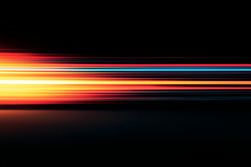 Colorful lighting on black background



