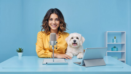 A podcaster specializing in pets