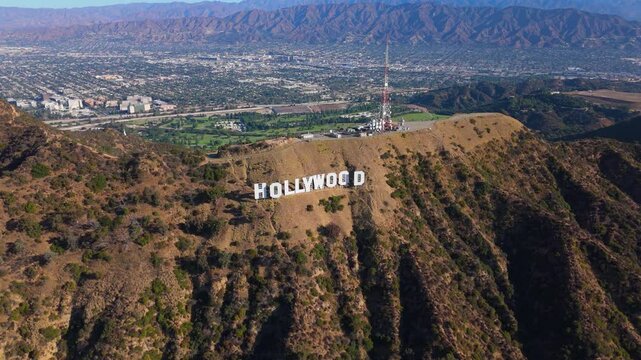 Hollywood Hills and Surroundings in Los Angeles on October 24 2024