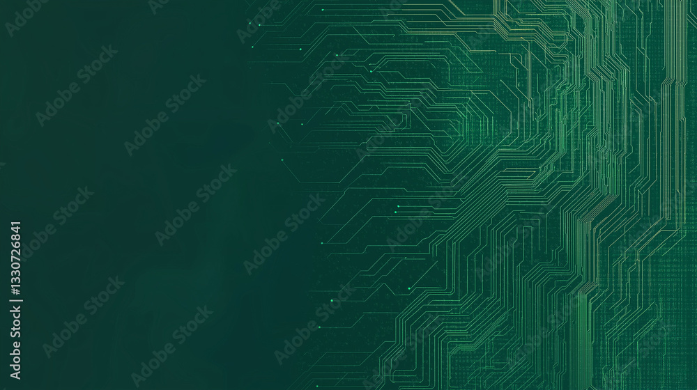 Aufkleber digital network abstract: a captivating digital abstract features a vibrant network of interconnecte