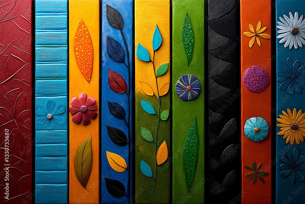 Poster nature's patterns: creating repeating motifs in art explore how to create