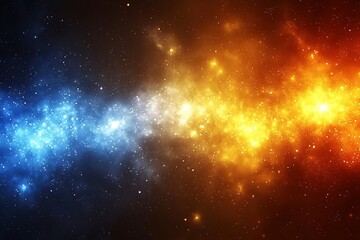 Naklejka premium Colorful cosmos, space, starlight, nebula, backdrop