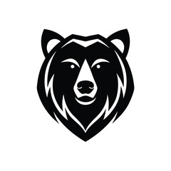 head of a bear vector illustration