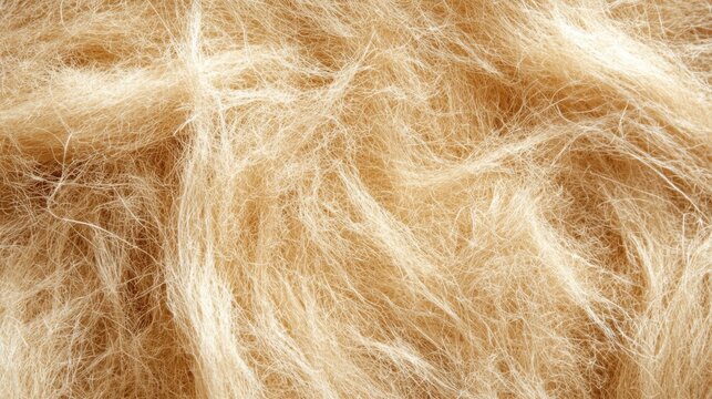 Light Brown Fluffy Fiber Texture Background