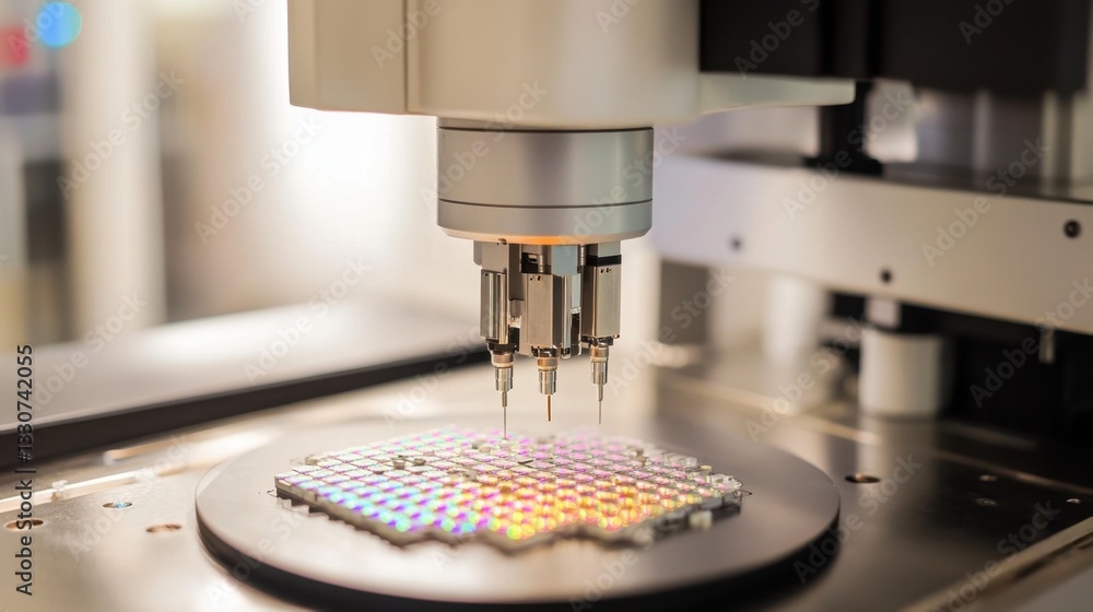 Poster advanced robotic systems assembling and packaging microchips