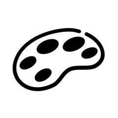 painting palette icon design