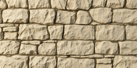 Fototapeta premium Rough-hewn stone wall texture, modern design , exterior, surface