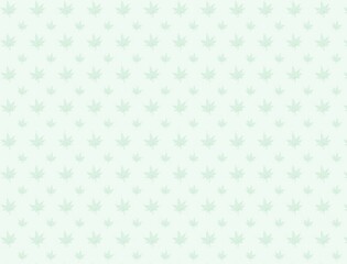 Leaf floral ornamental paper, seamless patterned fabric