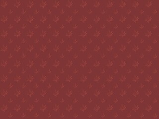 Leaf floral ornamental paper, seamless patterned fabric