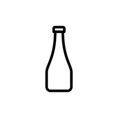 Bottle icon vector illustration. bottle sign and symbol