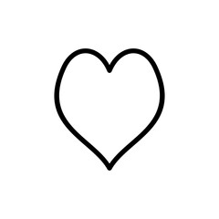 Love icon vector illustration. Heart sign and symbol. Like icon vector.