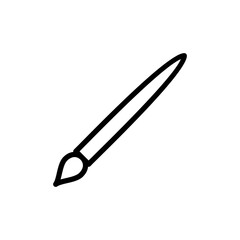 Paint icon vector illustration. paint brush sign and symbol. paint roller icon vector