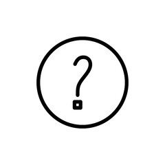 Question icon vector illustration. question mark sign and symbol