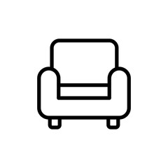 Sofa icon vector illustration. sofa sign and symbol. furniture icon