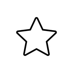 Star Icon vector illustration. rating sign and symbol. favourite star icon