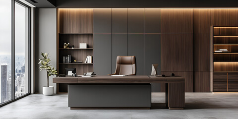 Modern Minimalist Workspace Focused on Clarity and Functionality