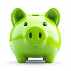 Green Piggy Bank - Savings & Finance