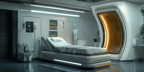 Fototapeta premium Modern Treatment Methods Using Advanced Medical Technology and Innovation