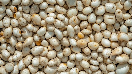 Close-Up of Freshly Harvested Potatoes in Sunlight AI Generated